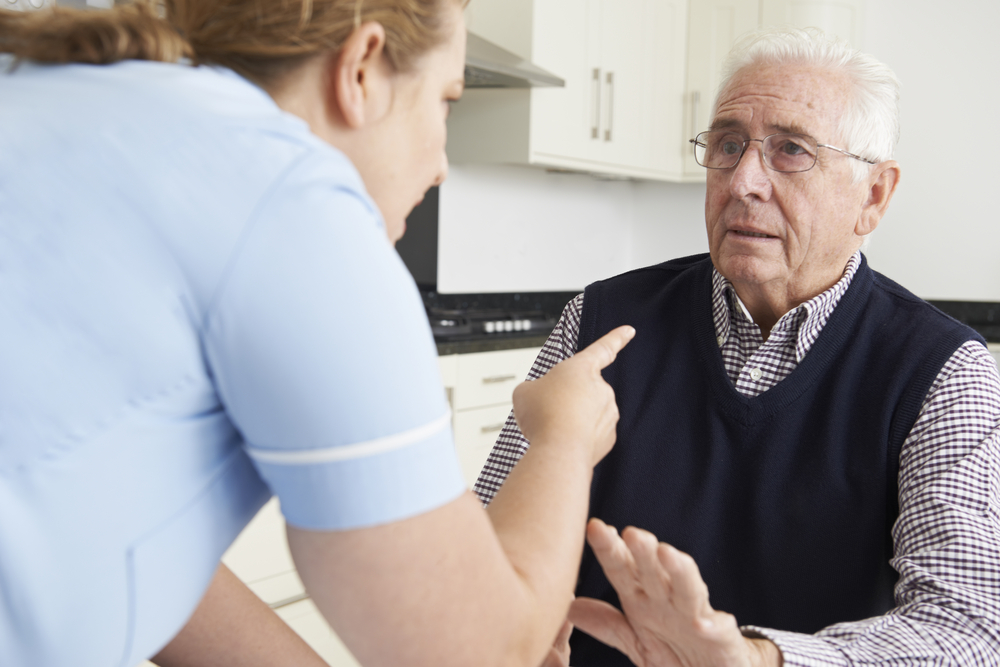 Photo of nursing home abuse